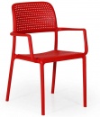 Кресло для кафе Bora, красный