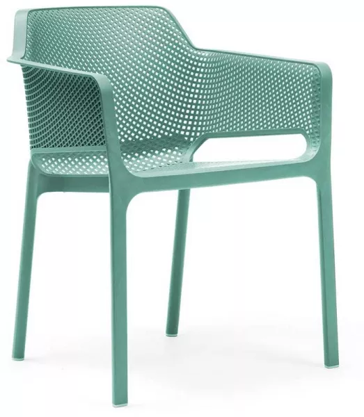 Пластиковое кресло для дачи Net, зеленое