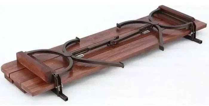 Складной комплект мебели для кафе стол со скамейками Складной комплект мебели для кафе стол со скамейками