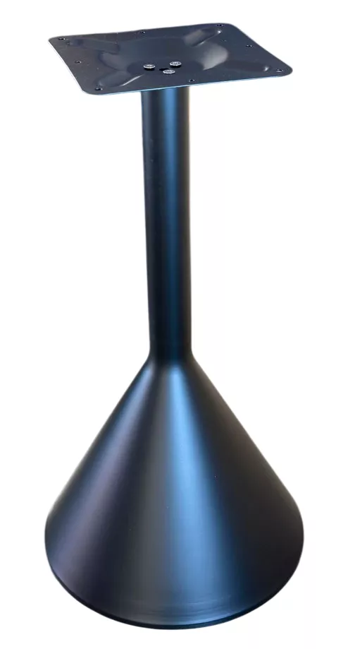 Черное чугунное подстолье для столов в кафе в стиле лофт Черное чугунное подстолье для столов в кафе в стиле лофт