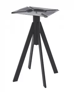 Черное чугунное подстолье для столов в кафе в стиле лофт