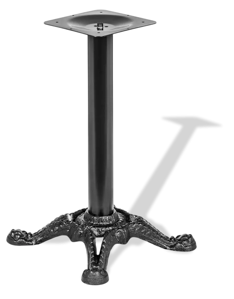 Металлическое подстолье для стола с чугунным основанием