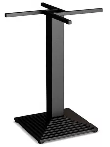 Подстолье металлическое черное (матовое) с золотом