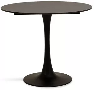 Стальной круглый стол из HPL 160 см, дуб. Купить!