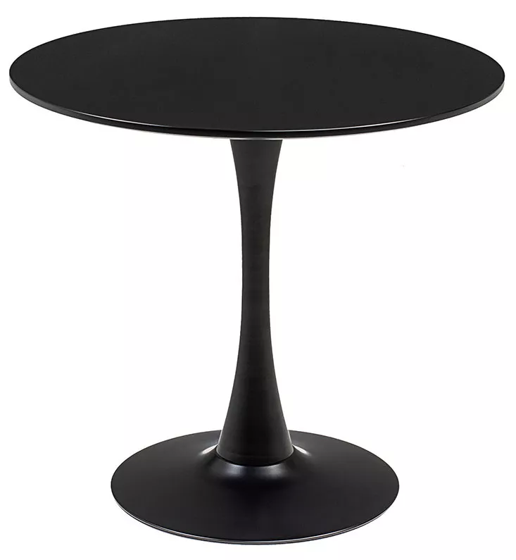 Пластиковый круглый стол 80см, цвет темно-серый купить выгодно!