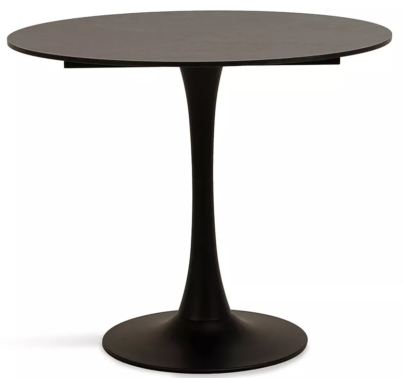 Стол для кафе из HPL круглый 90см, цвет серый гранит. Купить!