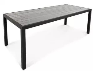 Прямоугольные столы для кафе из алюминия с термоясенем