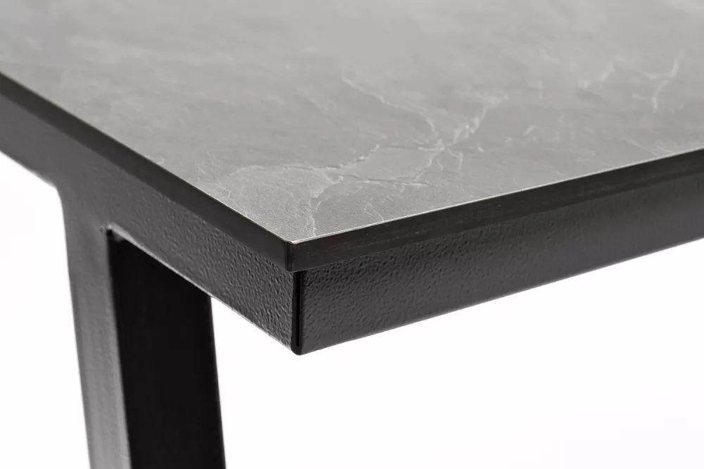 Стол барный из HPL 140х70см, H110, серый гранит Стол барный из HPL 140х70см, H110, серый гранит