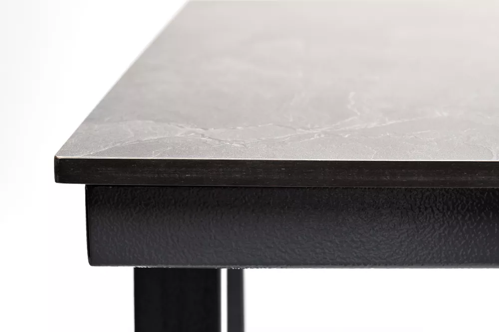 Стол барный из HPL 140х70см, H110, серый гранит Стол барный из HPL 140х70см, H110, серый гранит