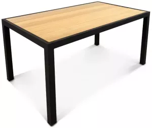 Прямоугольный алюминиевый стол для уличного кафе и дачи купить