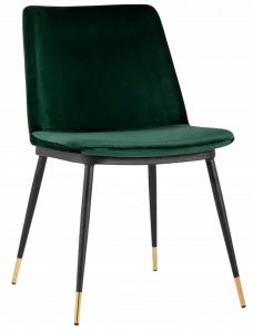 Мягкие обеденные стулья на металлокаркасе велюр темно-серый