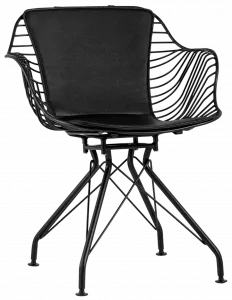 Кресло мягкое оливковый с высокой спинкой и подлокотниками