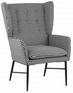 Мягкое кресло с металлическими ножками, травяной