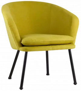 Мягкое кресло на металлокаркасе, жемчужный. Купить!