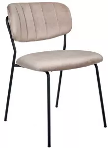 Мягкие стулья со спинкой для кафе на металлокаркасе