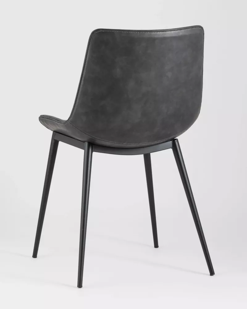 Стул металлический экокожа, серый. Купить недорого! Стул металлический экокожа, серый. Купить недорого!