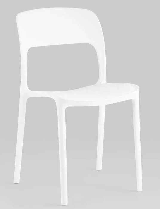 Белые пластиковые стулья для кафе купить выгодно