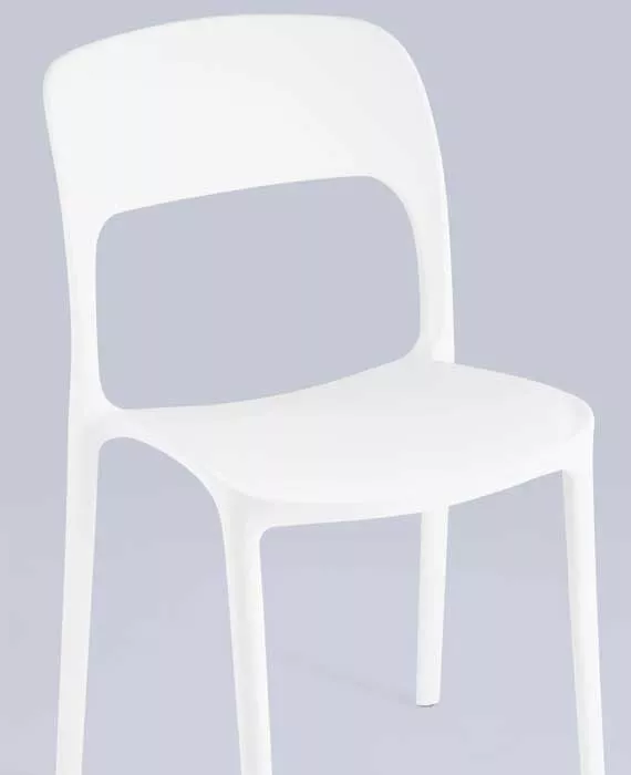 Белые пластиковые стулья для кафе купить выгодно