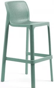 Барный стул со спинкой, зеленый Италия