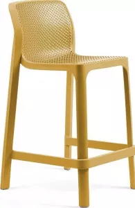 Полубарный стул со спинкой, желтый Италия купить