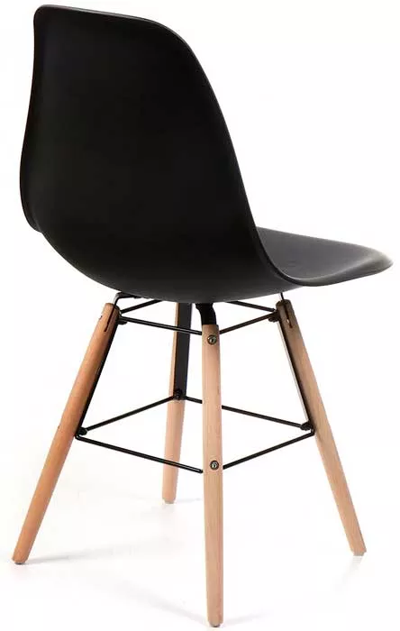 Пластиковый стулья для кафе, черные купить недорого купить