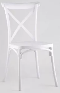 Белое подвесное кресло из искусственного ротанга