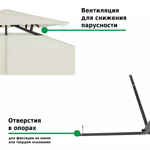 Тент садовый беседка 3х3 полиэстер. Распродажа! Тент садовый беседка 3х3 полиэстер. Распродажа!