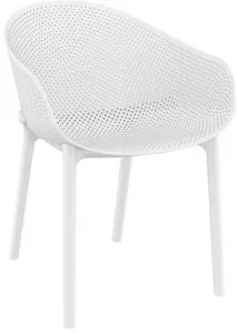 Белые пластиковые кресла на балкон купить недорого