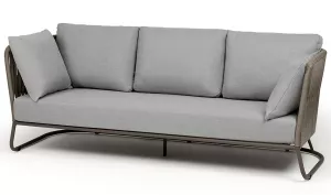 Диван из искусственного ротанга RIO, коричневый