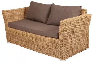 Диван из искусственного ротанга RIO, коричневый