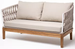 Диван из искусственного ротанга RIO, коричневый