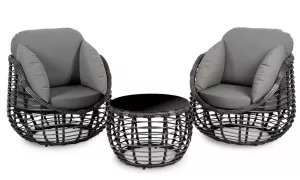 Модульный плетеный комплект для отдыха на террасе