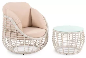 Садовая плетеная мебель для отдыха из роупа купить комплект