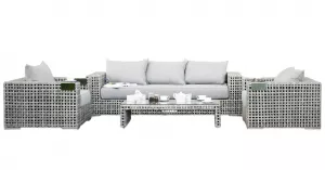 Модульный плетеный комплект для отдыха на террасе