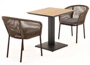 Плетеная уличная мебель обеденный комплект купить