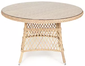 Овальный стол из искусственного ротанга