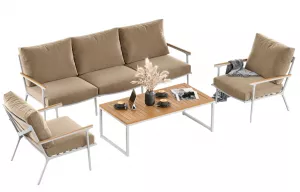 Уличный деревянный комплект для отдыха