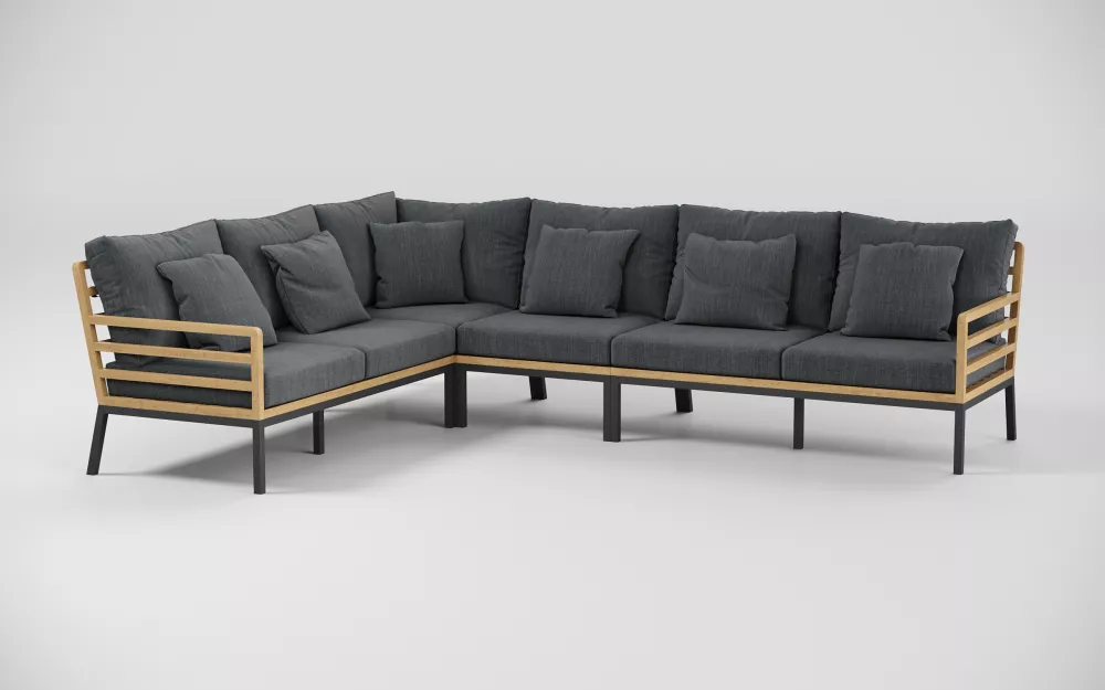 Комплект мебели из тика обеденная зона для сада и террасы Комплект мебели из тика обеденная зона для сада и террасы