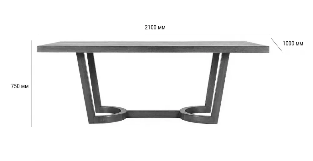 Большой стол обеденный деревянный из ироко Италия Большой стол обеденный деревянный из ироко Италия