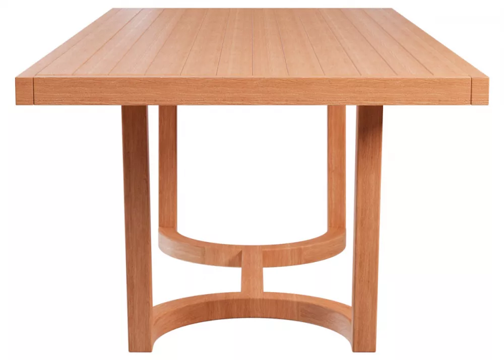 Большой стол обеденный деревянный из ироко Италия Большой стол обеденный деревянный из ироко Италия