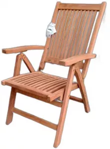 Деревянное складное кресло из тика для дачи недорого
