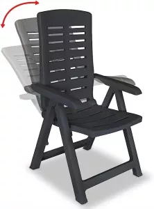 Кресло-шезлонг пластиковое лаунж, зеленый Италия