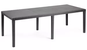 Стол пластиковый обеденный + Mini, голубой