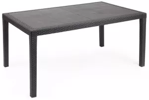 Стол пластиковый обеденный + Mini, голубой