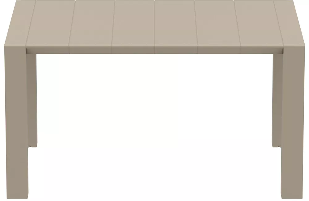 Стол пластиковый раздвижной, бежевый 100/140х100 см Стол пластиковый раздвижной, бежевый 100/140х100 см