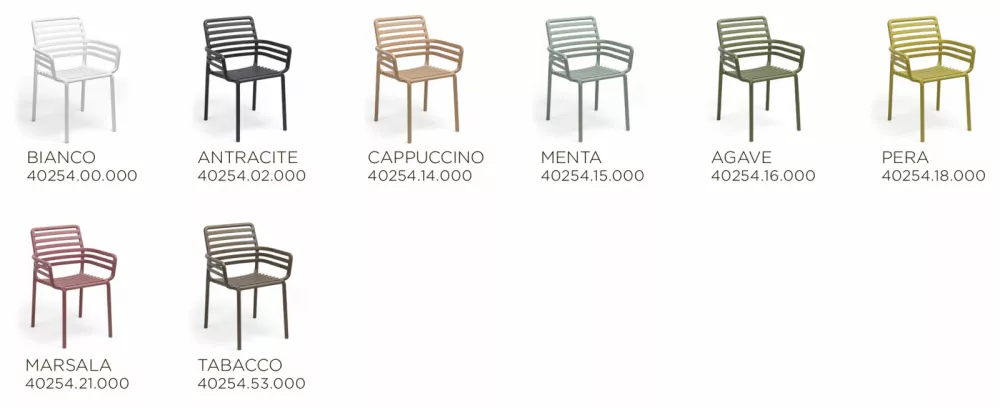 Кресло пластиковое цвет капучино для уличного кафе Италия Кресло пластиковое цвет капучино для уличного кафе Италия