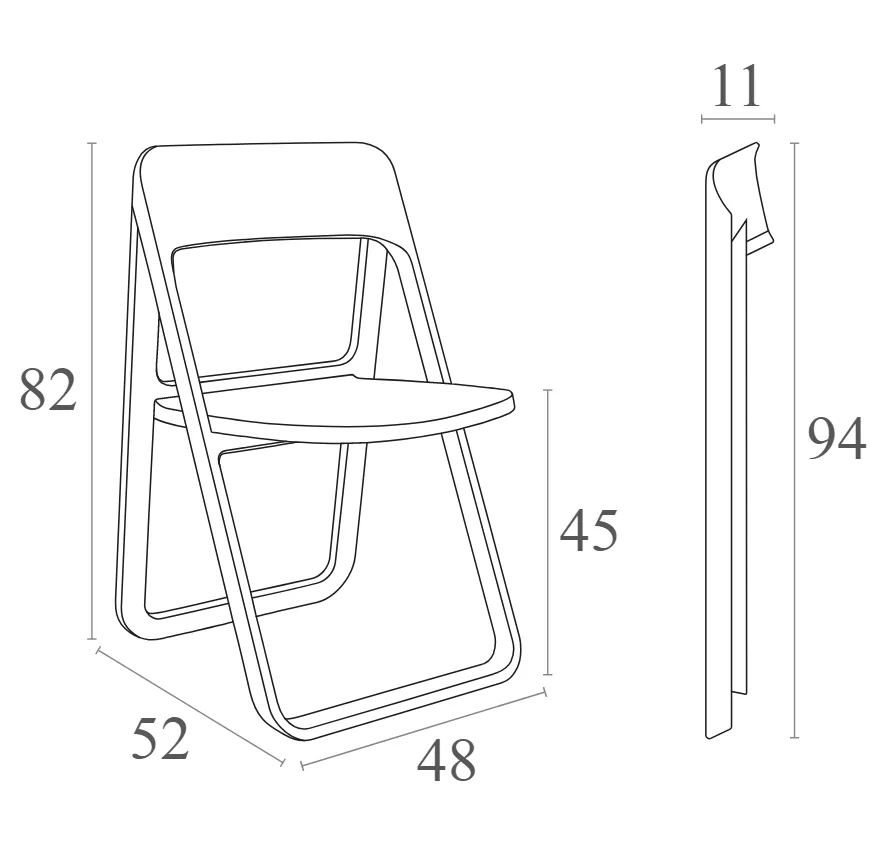 Пластиковые стулья складные купить для кафе, темно-серый Пластиковые стулья складные купить для кафе, темно-серый
