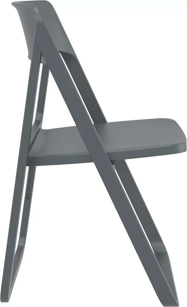 Пластиковые стулья складные купить для кафе, темно-серый Пластиковые стулья складные купить для кафе, темно-серый