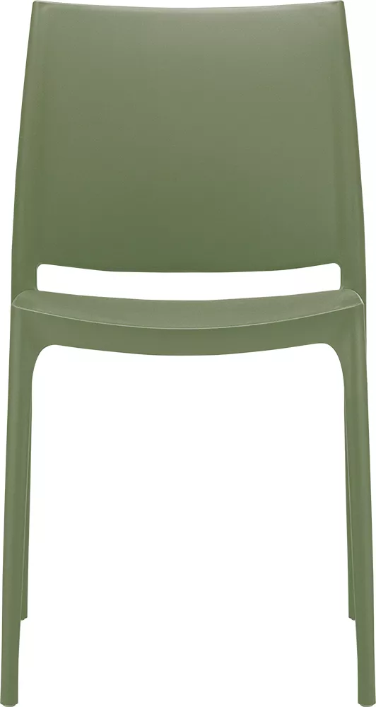 Пластиковые стулья складываются в стопку, оливковые Пластиковые стулья складываются в стопку, оливковые