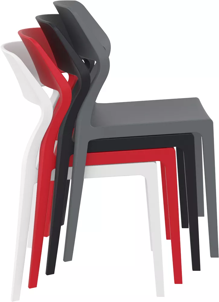 Штабелируемые стулья из пластика, темно-серый. Купить! Штабелируемые стулья из пластика, темно-серый. Купить!